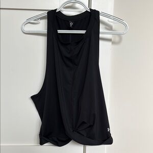 Under Armour Black Cropped Tank Top